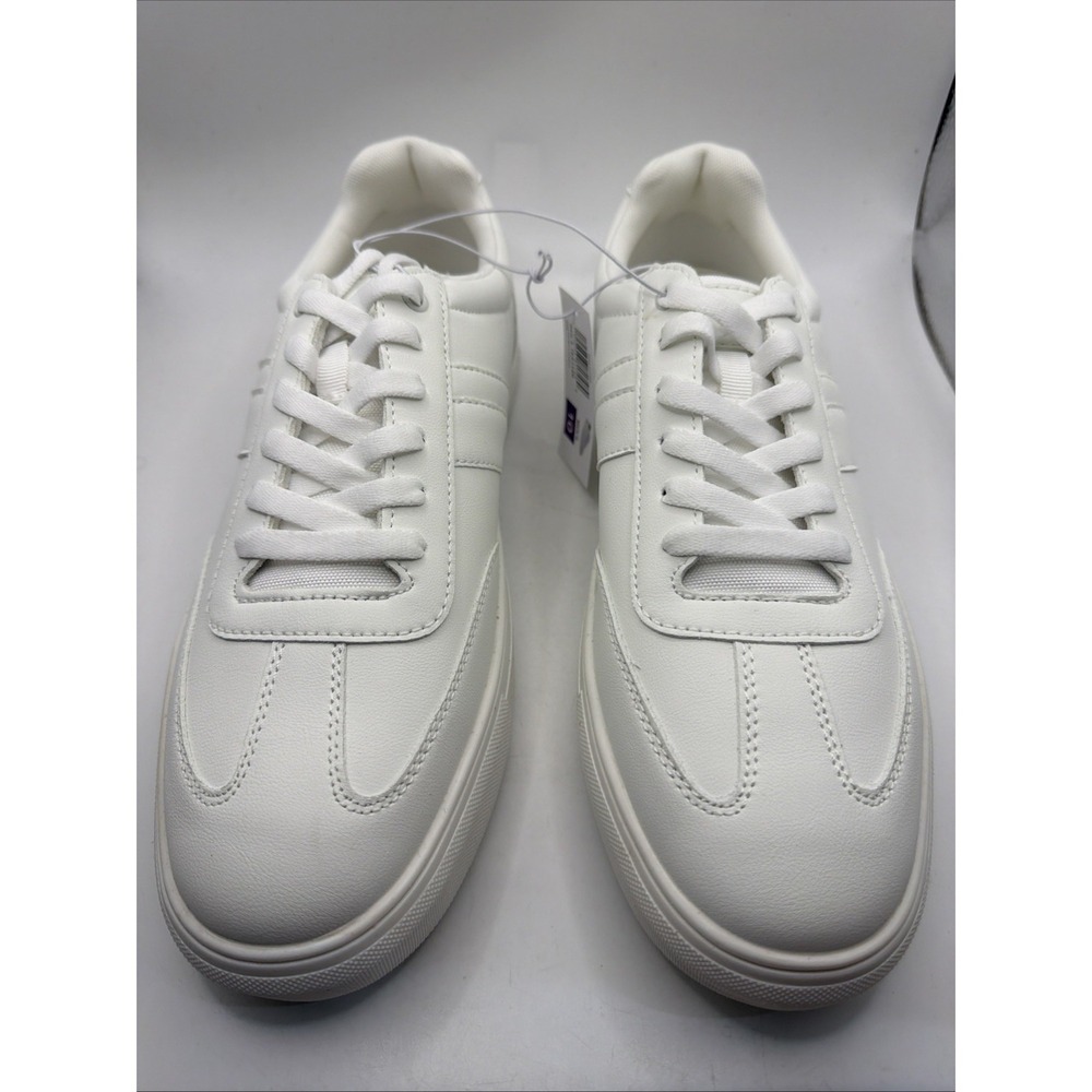 Perry‎ Ellis Size 9.5 M / White / Faux Leather / Sneakers New Men's Shoes